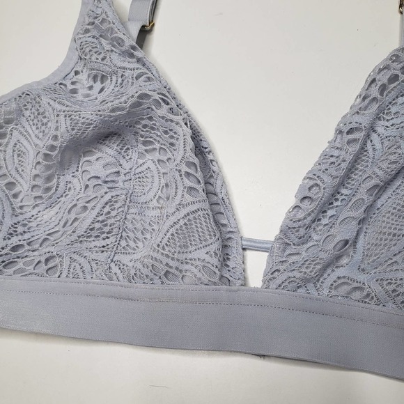 Lively Lace Bralette L Pale Blue - Picture 2 of 9